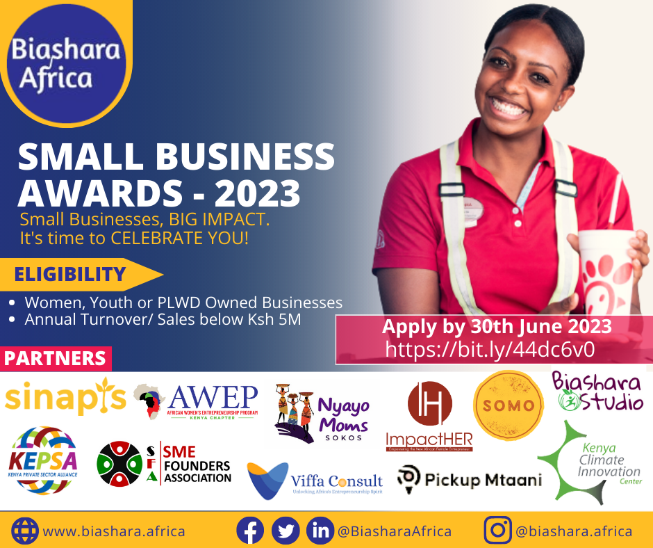  CALL FOR APPLICATIONS - SMALL BUSINESS AWARDS 2023 