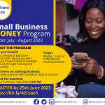 Small Business MONEY Program: 5th July - 30th August 2023