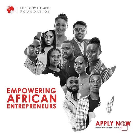 Partner's Opportunity: Tony Elumelu Foundation Entrepreneurship Programme (USD 5,000 Grant) 2024 for Small and Medium Enterprises (SMEs) and Young African Entrepreneurs