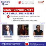 Information Session: GRANT OPPORTUNITY FOR SMALL BUSINESSES 2024: THE TONY ELUMELU FOUNDATION (TEF) GRANT OFFERING OF USD 5,000