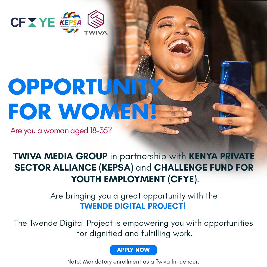 Partner's Opportunity: Twende Digital Program by Twiva and KEPSA