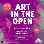 Village Market Event: Art In The Open for Female Artist To Exhibit 