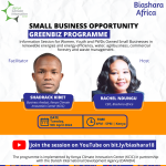 SMALL BUSINESS OPPORTUNITY: GREENBIZ PROGRAMME (Information Session)