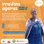 Partner's Opportunity: : GBV CONTEST - INNOVATE AGAINST GENDER BASED VIOLENCE