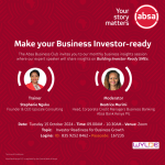 Partner's Event: Investor Readiness for Business Growth Webinar by Absa